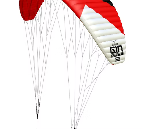 Gin Spirit foil kite ,6m , red, new ( Sold Out)
